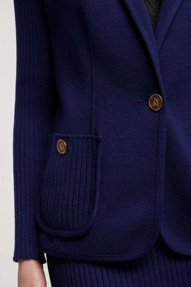 Luisa Spagnoli Jackets and Blazers Women Meritevole Blue Purplish