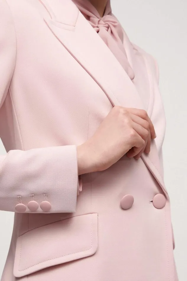 Luisa Spagnoli Jackets and Blazers Women Slot Pink Luisa Spagnoli Jackets and Blazers Women Slot Pink