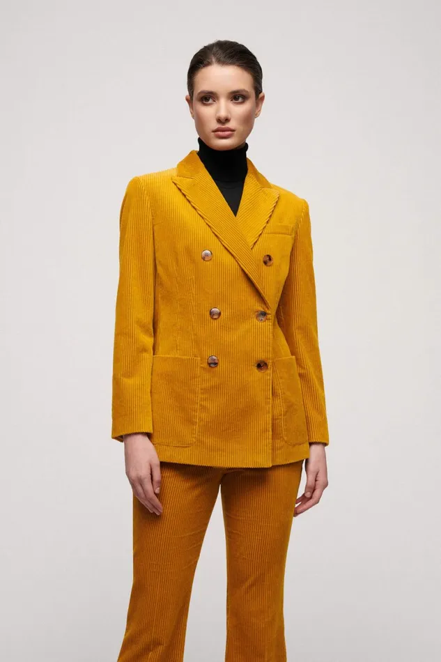 Luisa Spagnoli Jackets and Blazers Women Solare Mustard