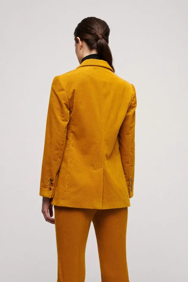 Luisa Spagnoli Jackets and Blazers Women Solare Mustard Luisa Spagnoli Jackets and Blazers Women Solare Mustard