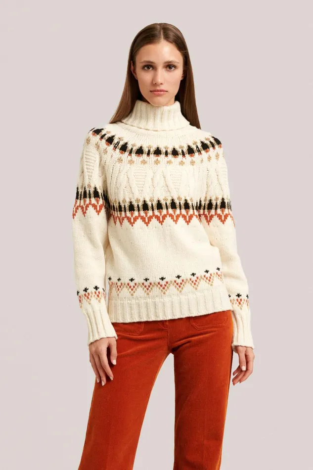 Luisa Spagnoli Knitwear Women Casimira Cream Luisa Spagnoli Knitwear Women Casimira Cream