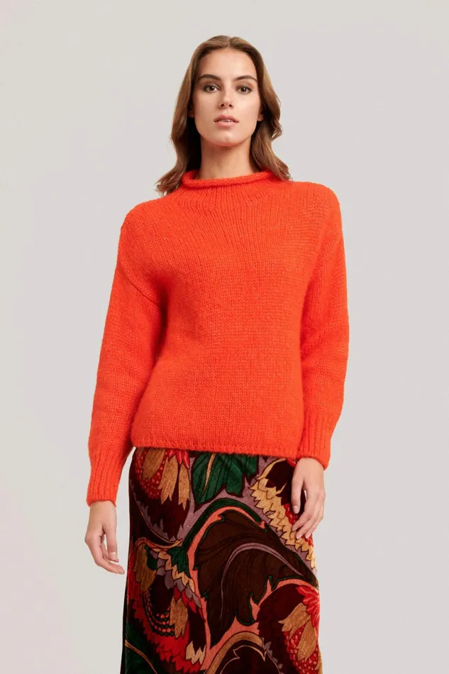 Luisa Spagnoli Knitwear Women Cibernetica Orange