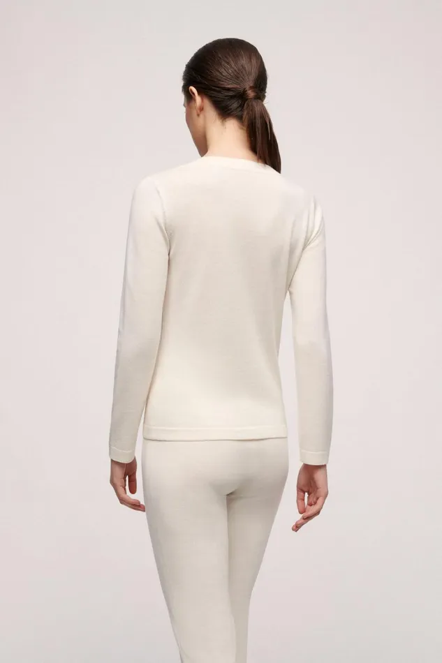 Luisa Spagnoli Knitwear Women Mansueta Cream Luisa Spagnoli Knitwear Women Mansueta Cream