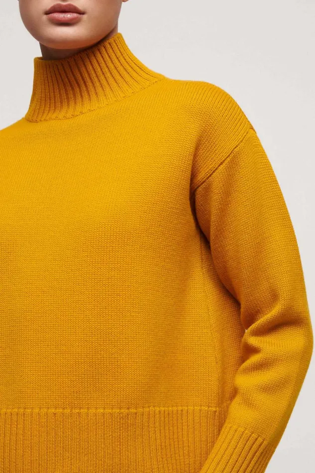 Luisa Spagnoli Knitwear Women Margotta Mustard