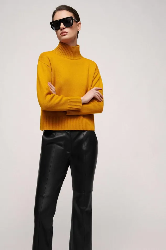 Luisa Spagnoli Knitwear Women Margotta Mustard