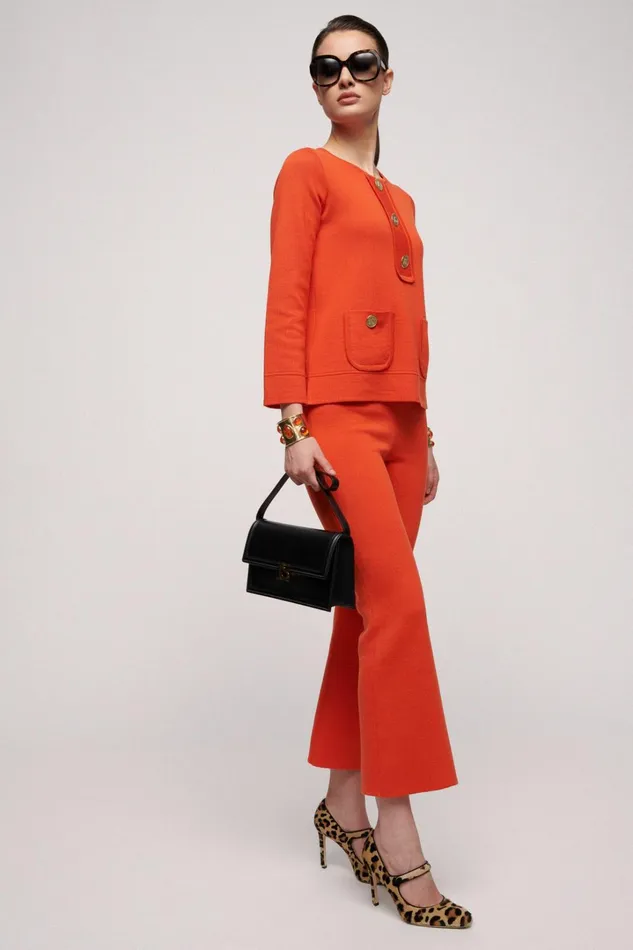 Luisa Spagnoli Knitwear Women Milvana Orange Luisa Spagnoli Knitwear Women Milvana Orange