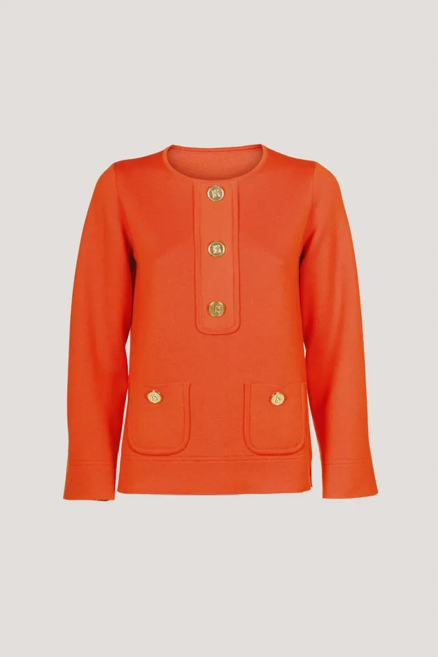 Luisa Spagnoli Knitwear Women Milvana Orange Luisa Spagnoli Knitwear Women Milvana Orange