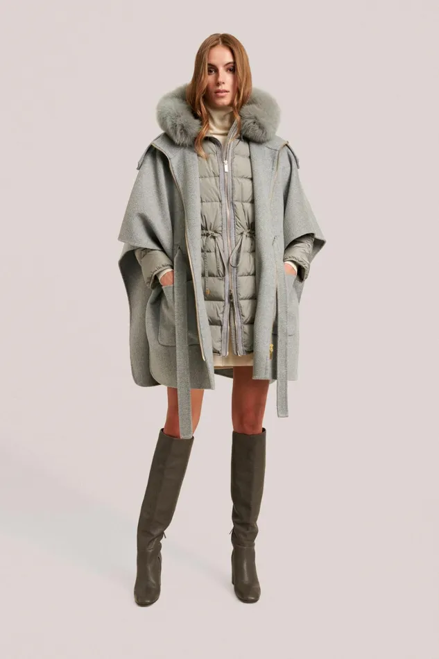 Luisa Spagnoli Outerwear Women Sovrano Grey Luisa Spagnoli Outerwear Women Sovrano Grey