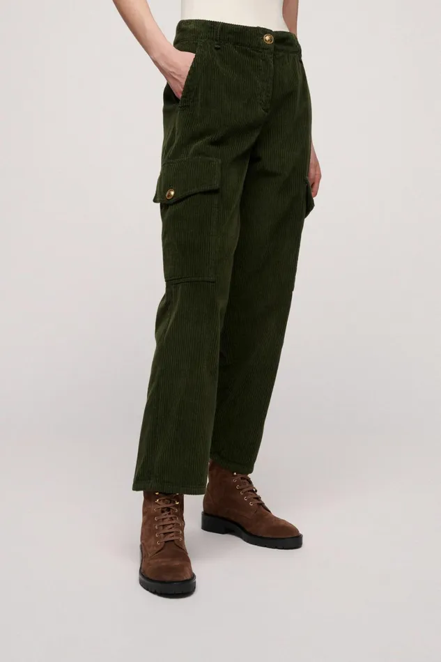 Luisa Spagnoli Pants Women Odessa Military Green