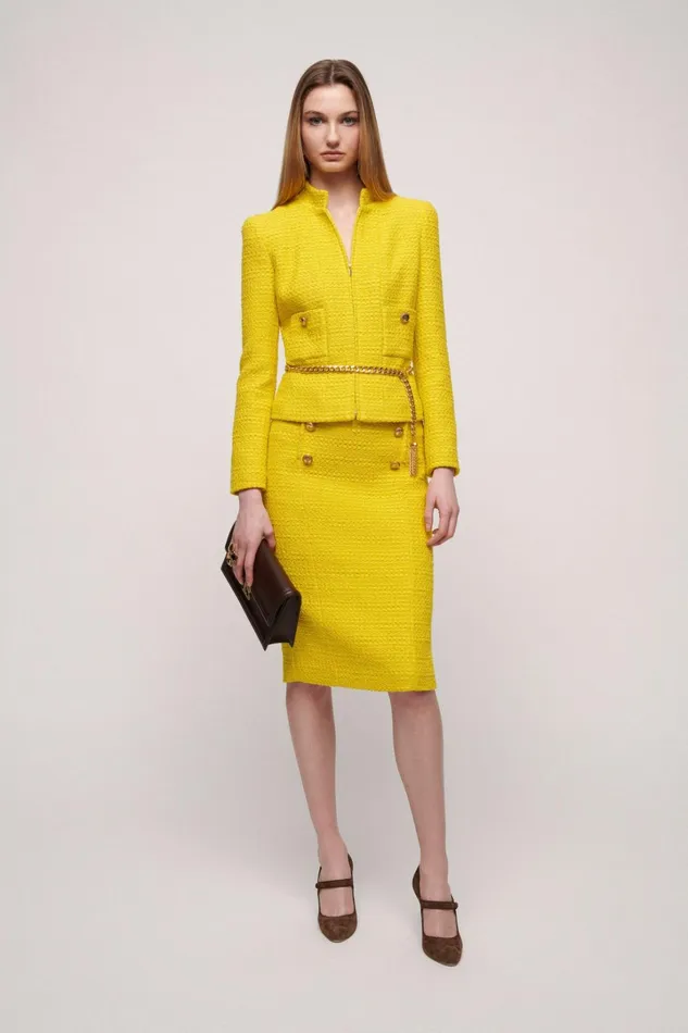 Luisa Spagnoli Skirts Women Fiesole Yellow Luisa Spagnoli Skirts Women Fiesole Yellow
