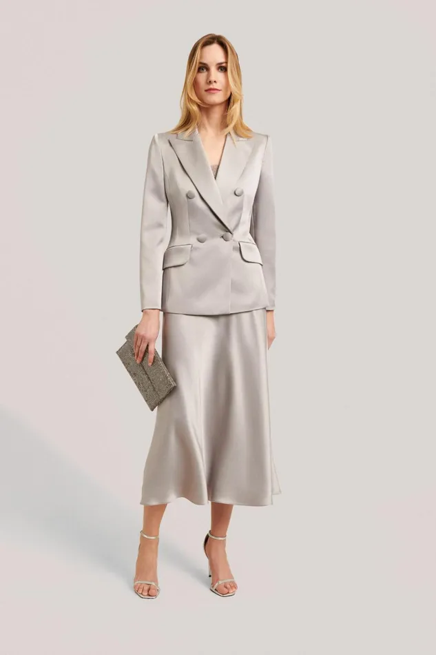 Luisa Spagnoli Skirts Women Fragile Grey Luisa Spagnoli Skirts Women Fragile Grey
