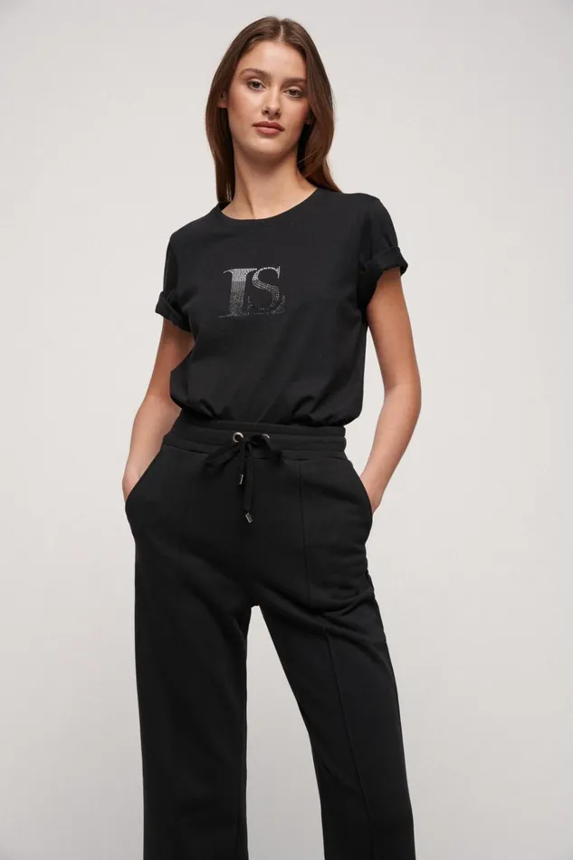 Luisa Spagnoli Tops And TShirts Women Laser Black