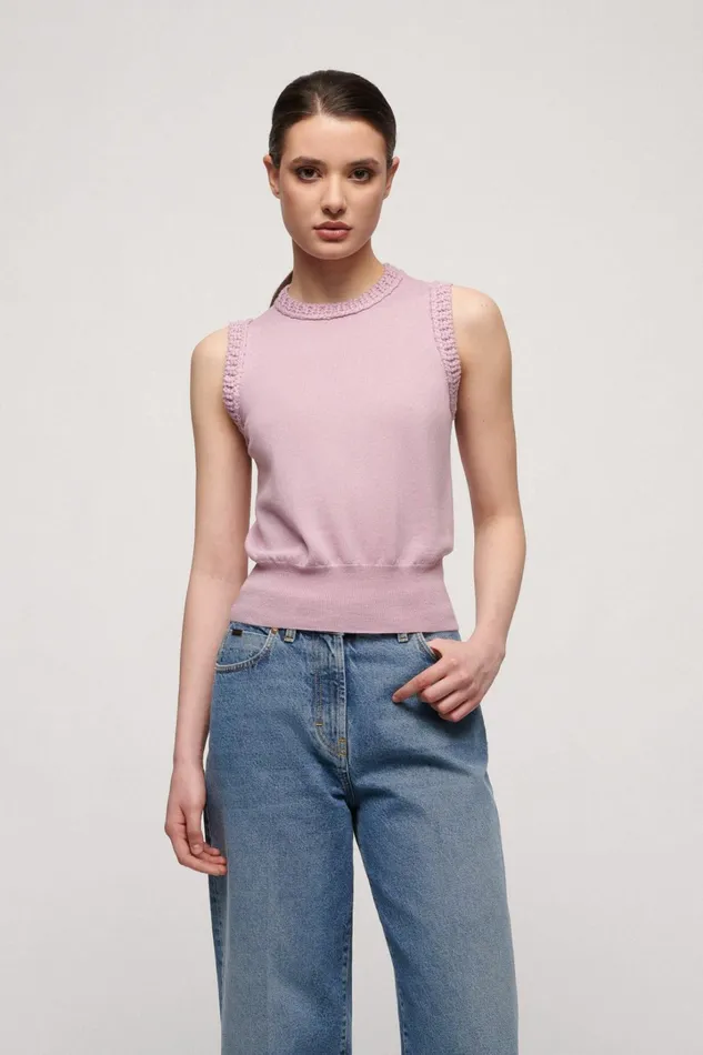 Luisa Spagnoli Tops And TShirts Women Mini Pink