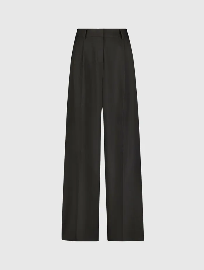 Mac Duggal The MACkenzie Wide Leg Trouser 8211 FINAL SALE Black Women Pants