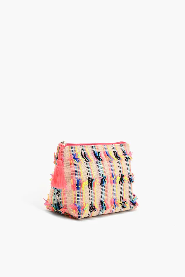 Make Up Bags Women Mexican Striped Black Spring MakeUp Bags America and Beyond