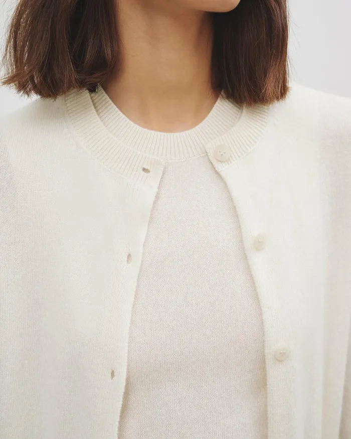 MARCH CARDIGAN Espresso Women Nili Lotan Knits and Sweaters