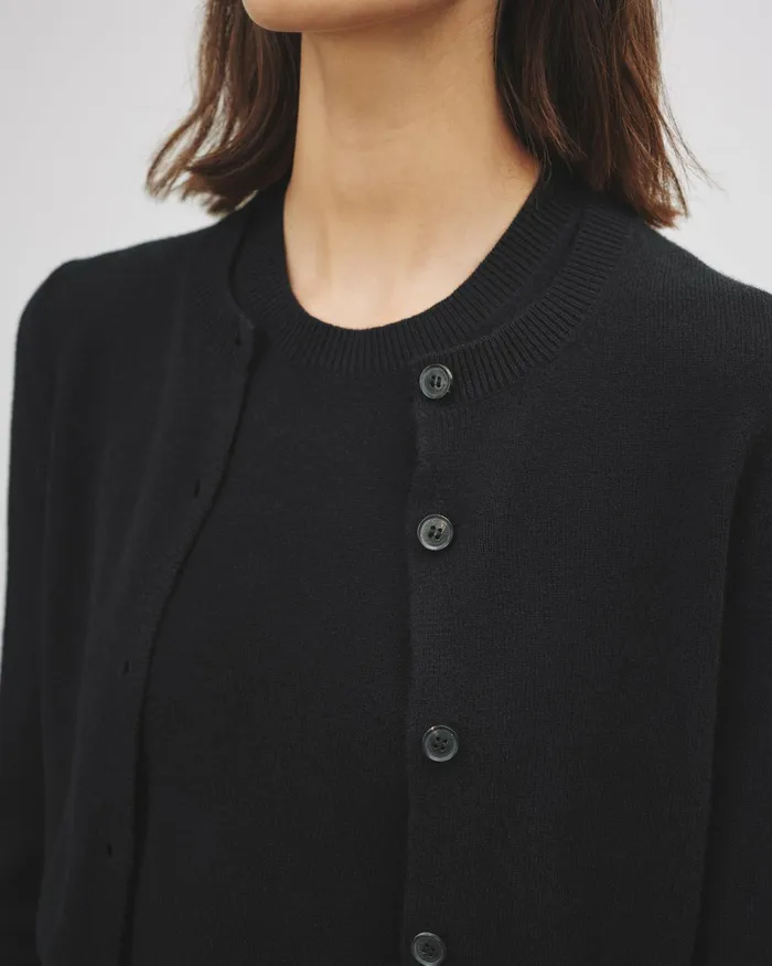 MARCH CARDIGAN Espresso Women Nili Lotan Knits and Sweaters