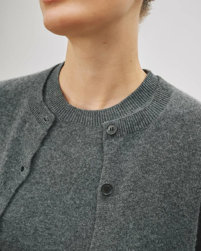 MARCH CARDIGAN Espresso Women Nili Lotan Knits and Sweaters