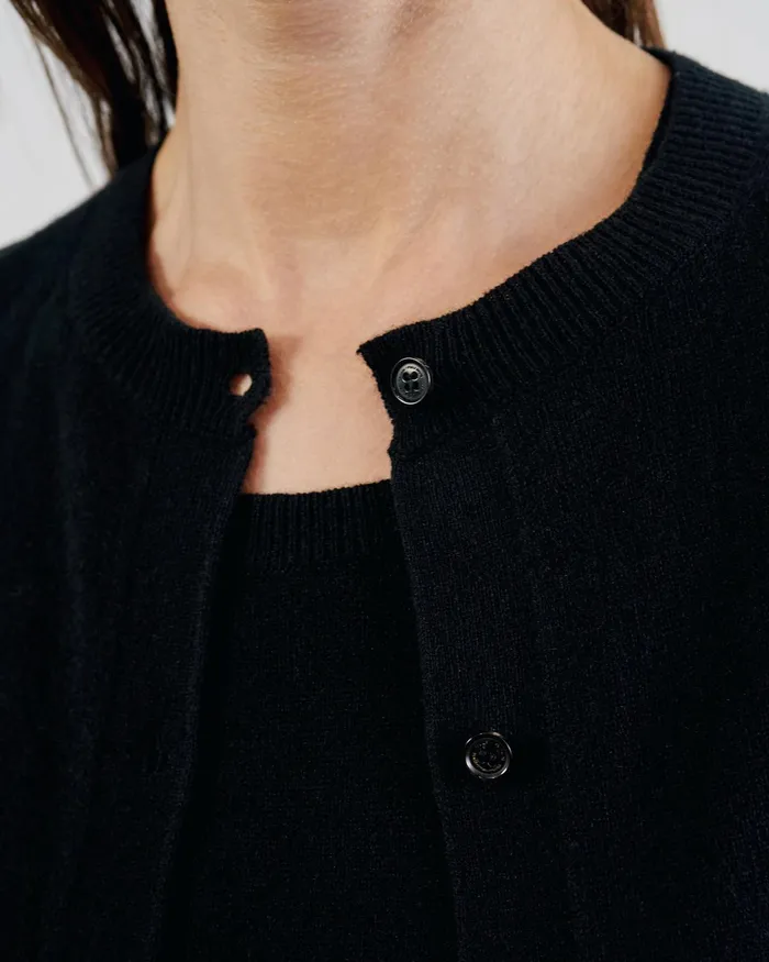 MARCH CARDIGAN Espresso Women Nili Lotan Knits and Sweaters