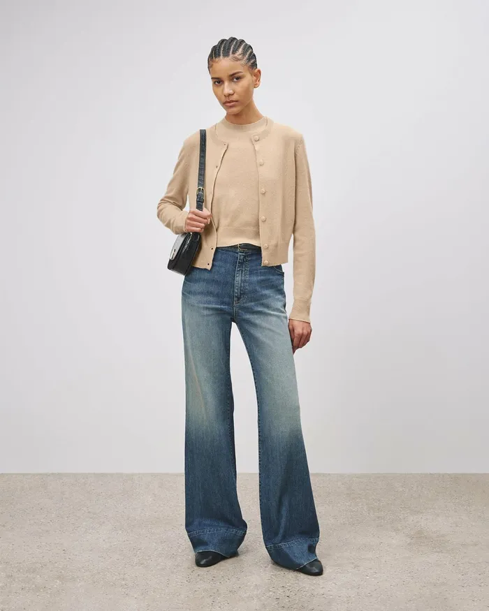 MARCH CARDIGAN Espresso Women Nili Lotan Knits and Sweaters