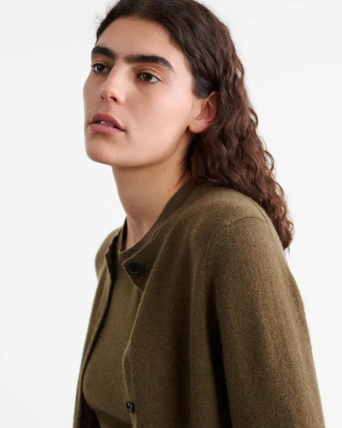 MARCH CARDIGAN Espresso Women Nili Lotan Knits and Sweaters