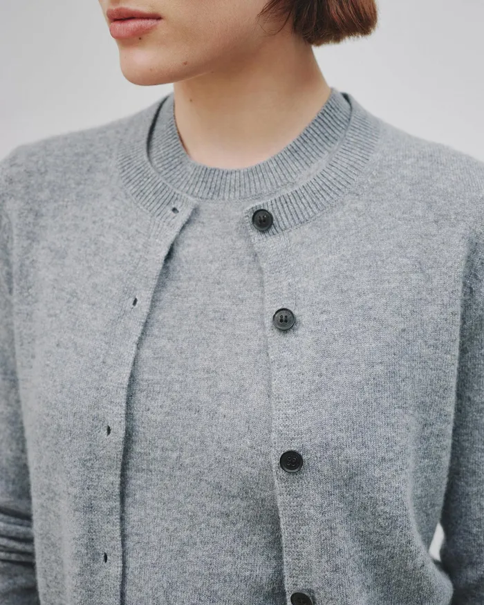 MARCH CARDIGAN Espresso Women Nili Lotan Knits and Sweaters