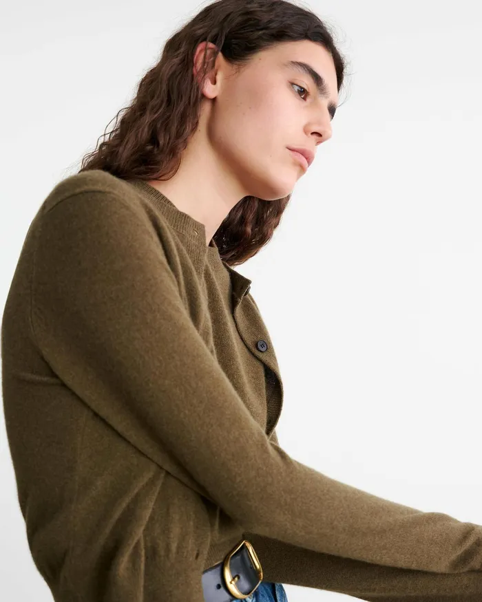 MARCH CARDIGAN Espresso Women Nili Lotan Knits and Sweaters