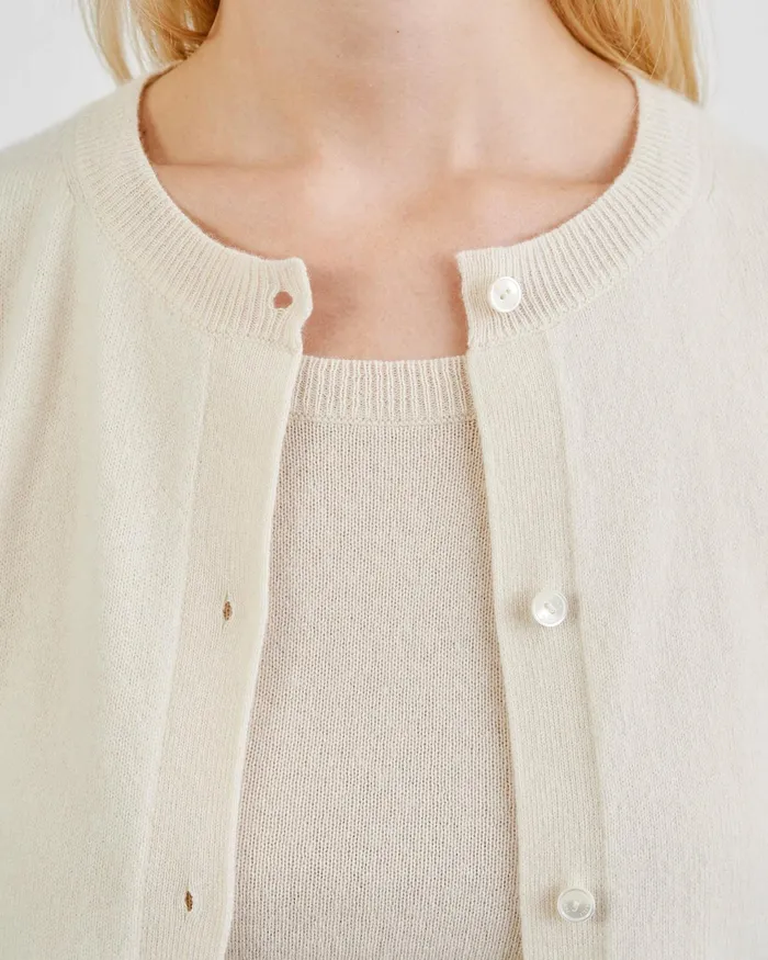 MARCH CARDIGAN Espresso Women Nili Lotan Knits and Sweaters