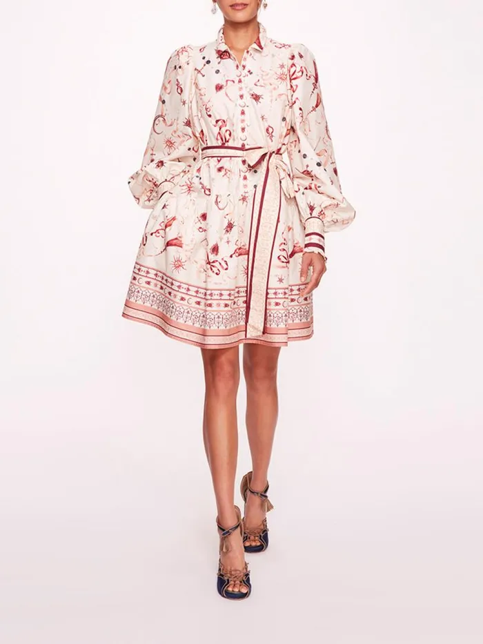 Marchesa Dresses Sylvan Red Multi 8211 Women