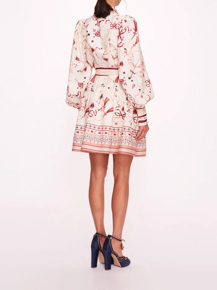 Marchesa Dresses Sylvan Red Multi 8211 Women