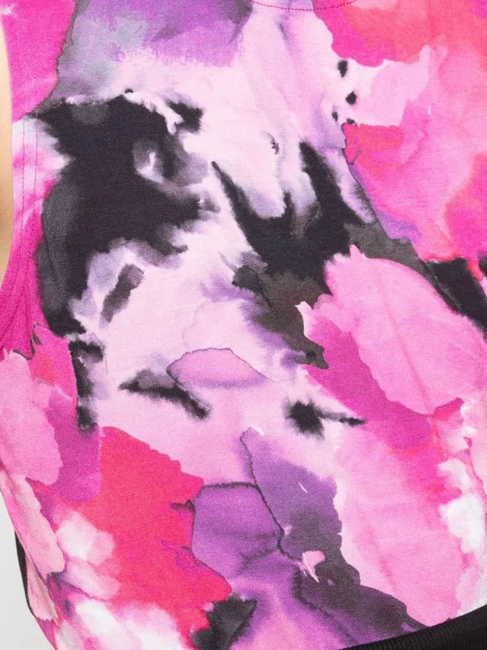 Marchesa Marchesa Active Casey Top Printed Raspberry Multi 8211 Women
