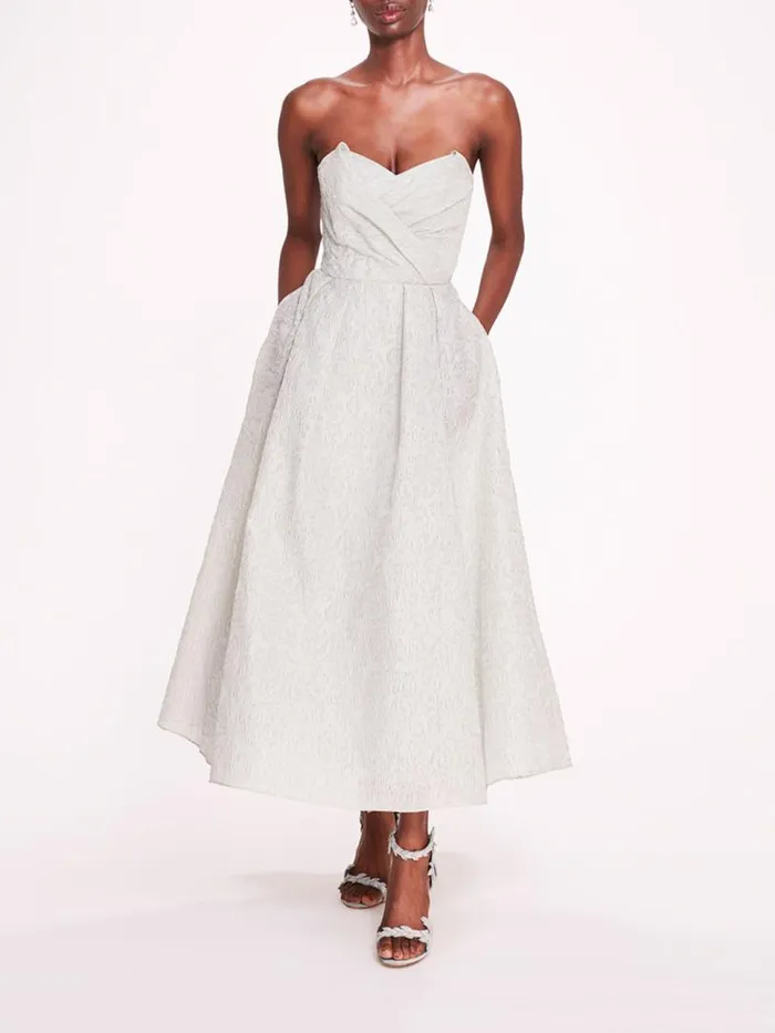 Marchesa Marchesa Notte Cloque Sweetheart Dress Mint 8211 Women