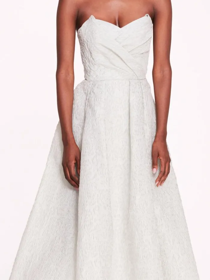 Marchesa Marchesa Notte Cloque Sweetheart Dress Mint 8211 Women