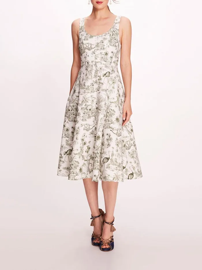 Marchesa Marchesa Rosa Elowen Dress Ivorygreen 8211 Women