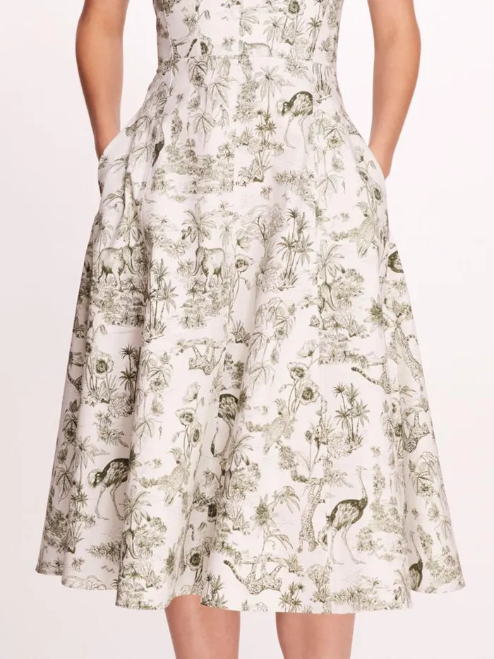 Marchesa Marchesa Rosa Elowen Dress Ivorygreen 8211 Women