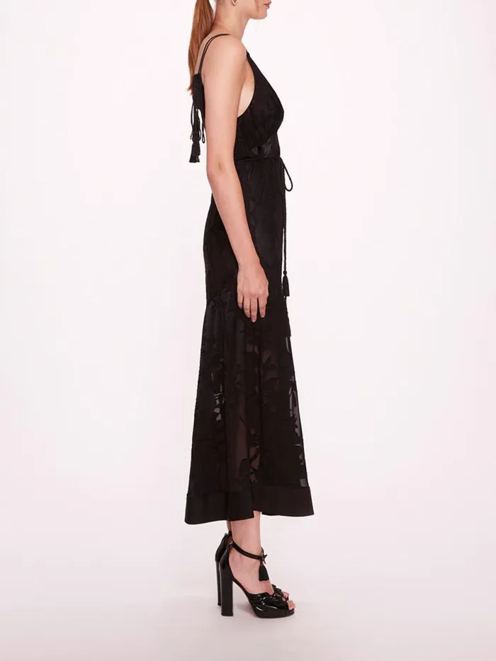 Marchesa Marchesa Rosa Niobe Slip Dress Black 8211 Women