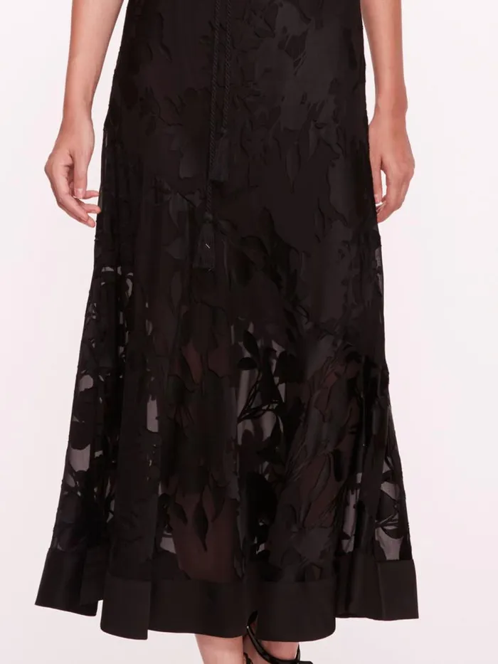Marchesa Marchesa Rosa Niobe Slip Dress Black 8211 Women