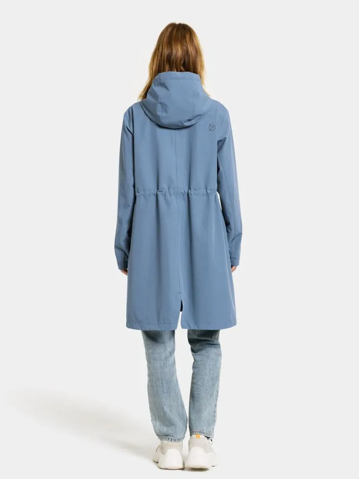 Marta Parka True Blue Women Didriksons Spring Jackets