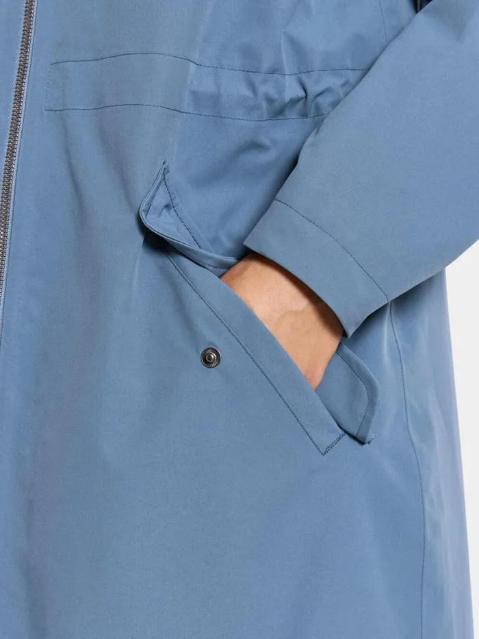 Marta Parka True Blue Women Didriksons Spring Jackets