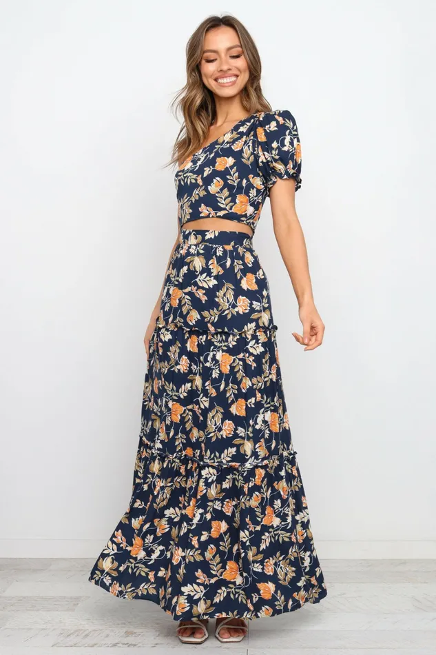 Matching Sets Petal and Pup Women Aimee Top Navy
