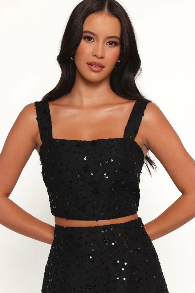 Matching Sets Petal and Pup Women Shavvy Mini Skirt Set Black