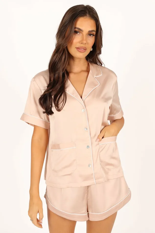 Matching Sets Samara Piping Set Blush 8211 Petal and Pup Women