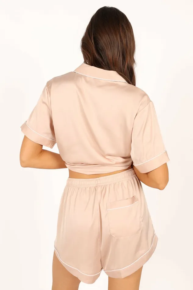 Matching Sets Samara Piping Set Blush 8211 Petal and Pup Women