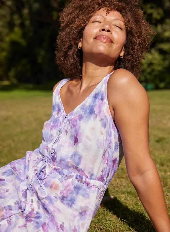 Maxi Dresses Women Bella Dahl Linen Button Front Dress 8211 Iris Floral Print Maxi Dresses Women Bella Dahl Linen Button Front Dress 8211 Iris Floral Print