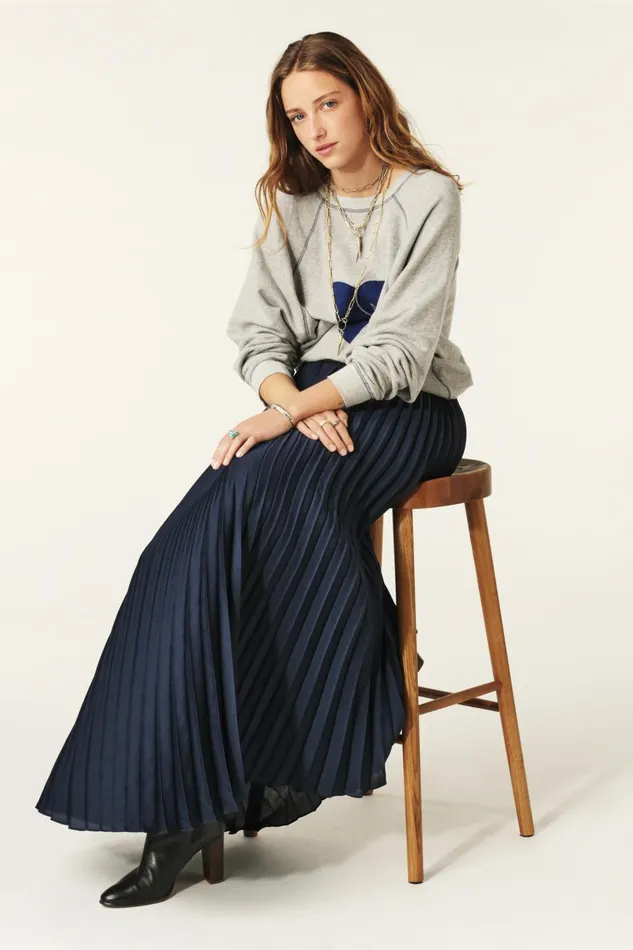 Maxi Skirt Wow Blue Women Baandsh Skirts and Shorts