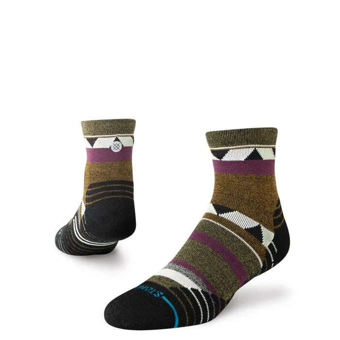 Medium Performance Wool Quarter Socks Climbers 8211 Green MenWomen Stance Quarter Medium Performance Wool Quarter Socks Climbers 8211 Green MenWomen Stance Quarter