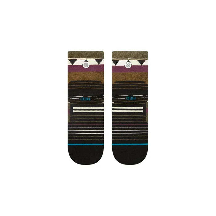 Medium Performance Wool Quarter Socks Climbers 8211 Green MenWomen Stance Quarter