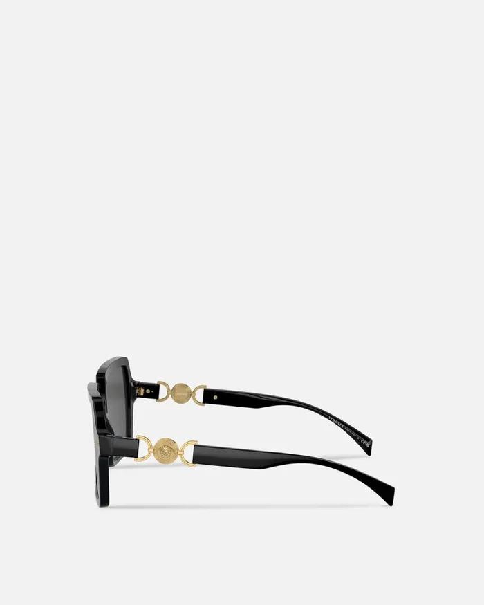 Medusa 03995 Butterfly Sunglasses Blackgold Women Versace Sunglasses