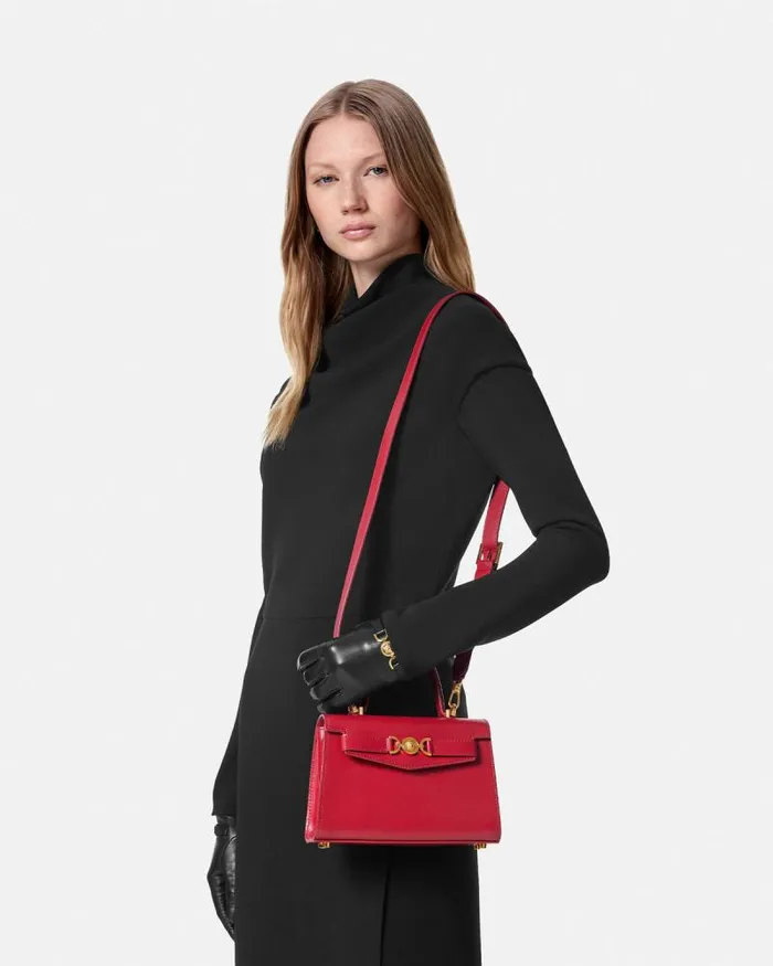 Medusa 03995 Small Handbag Red Women Versace Top Handle