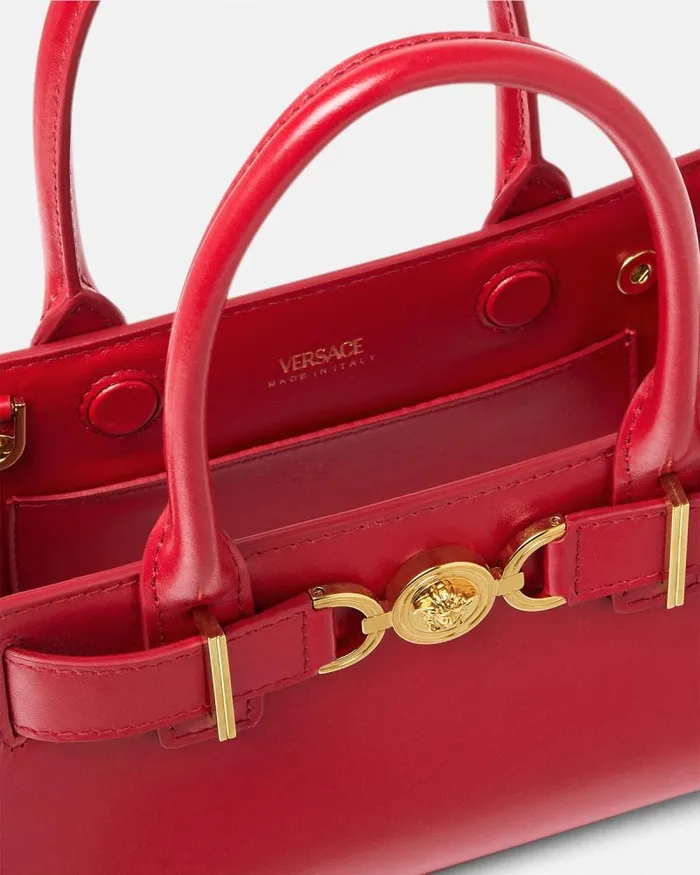 Medusa 03995 Small Tote Bag Red Women Versace Totes